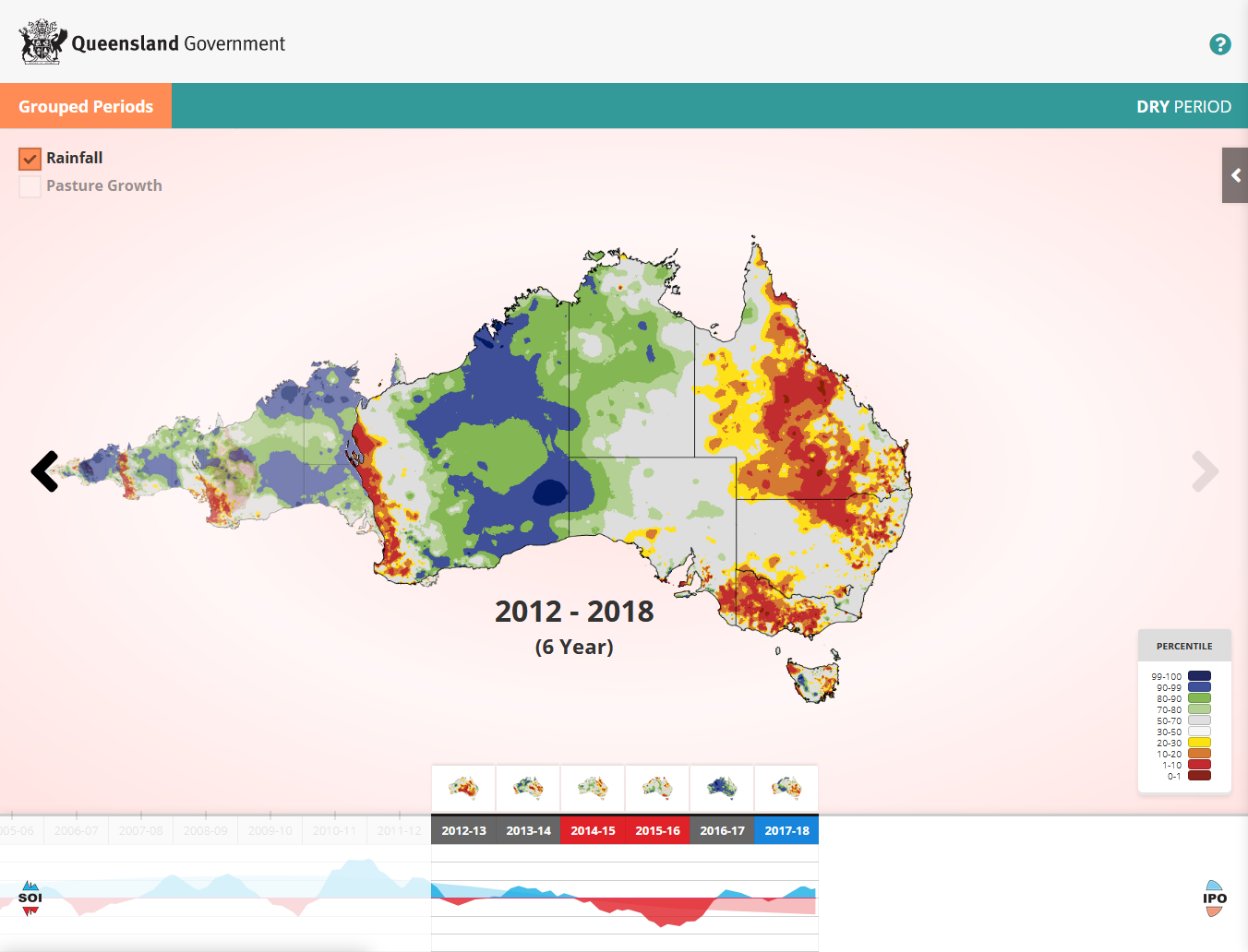 Australia's Variable Rainfall poster